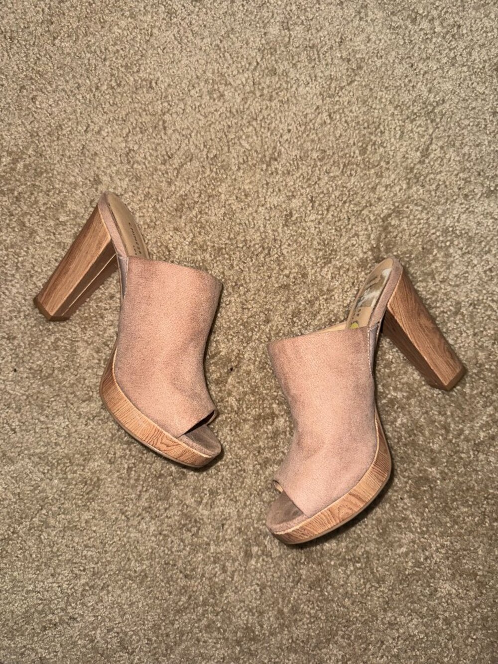 chinese laundry slip on nude heels